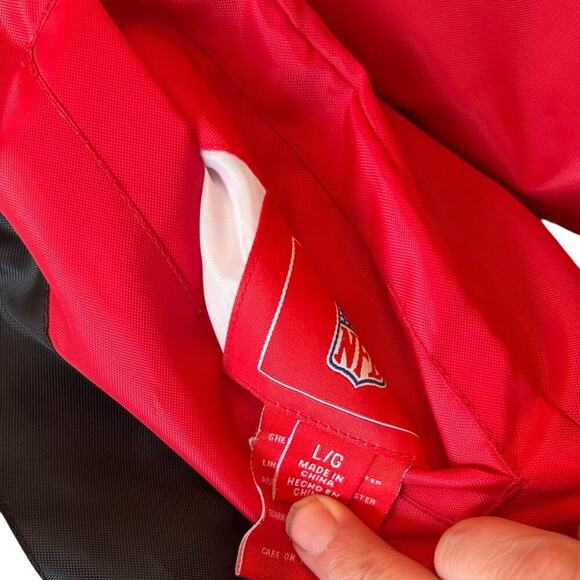 NFL Red and Black Jacket with White Accents L - Picture 5 of 16